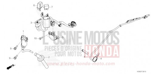 SUB HARNESS CBF125NAM de 2021